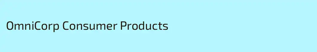 OmniCorp Consumer Products